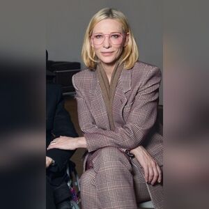 TALBOTS Plaid Blazer in Black and White